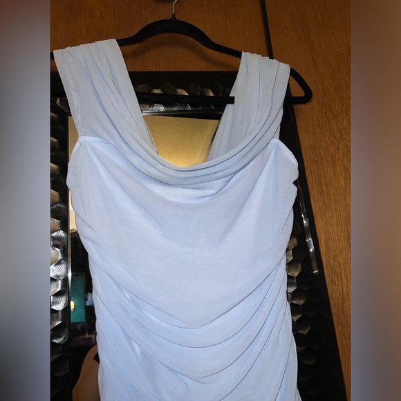 EUC Fashion Nova Ready and Ruched Mesh Midi Dress - Picture 7 of 9